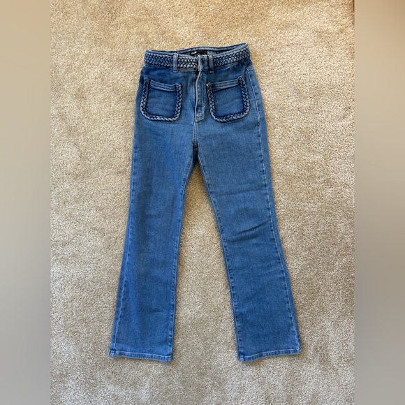 Maje denim pants women